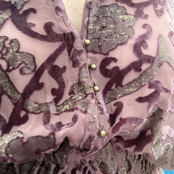 Vintage Roberto Cavalli Blouse | Purple | S - Picture 5 of 6